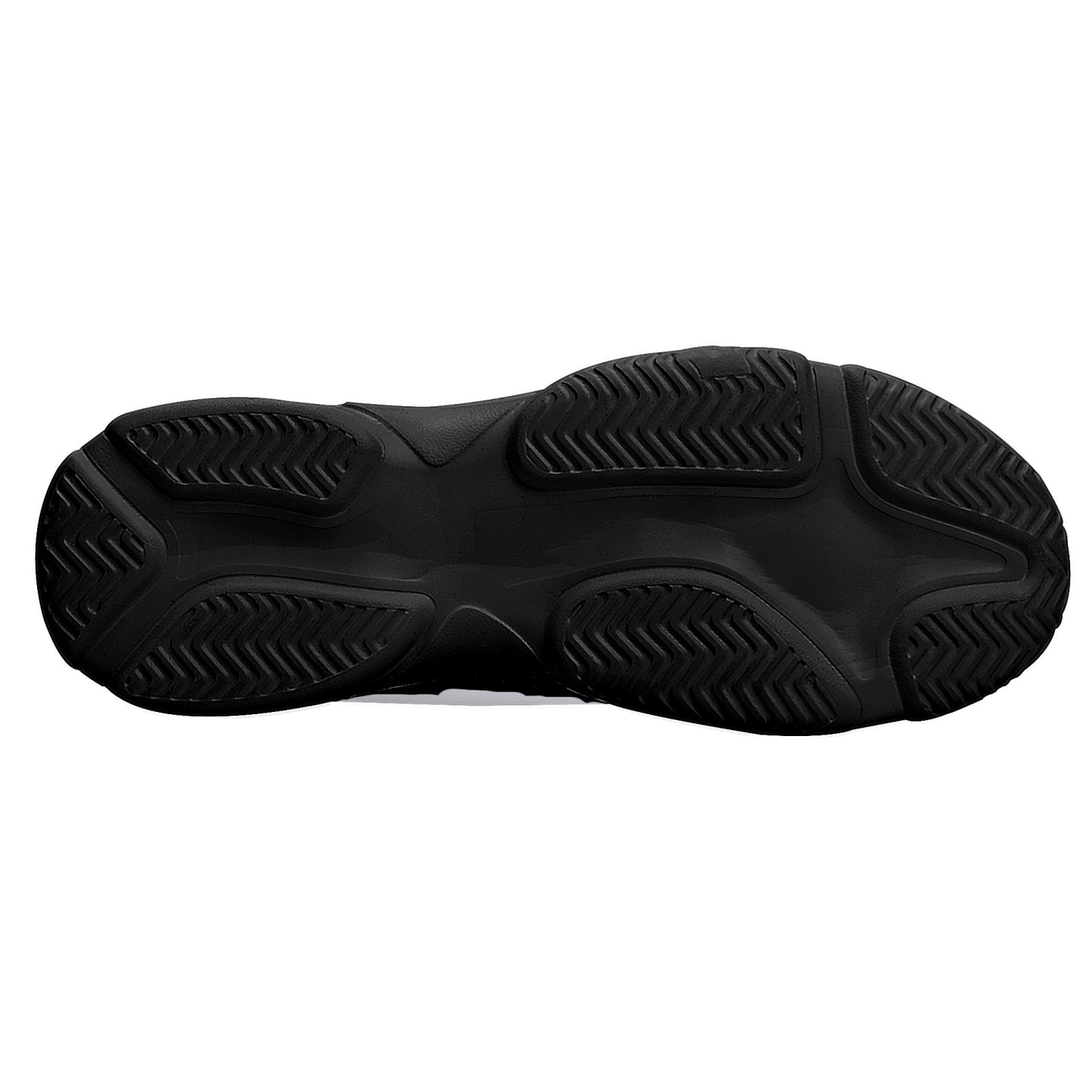 Peaceful awakening to nature's beauty. SunWhys Trendy Chunky Sneakers - White/Black