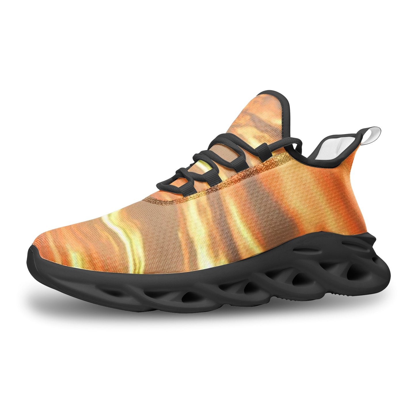Tranquility embraces me at dawn. SunWhys Unisex Bounce Mesh Knit Sneakers