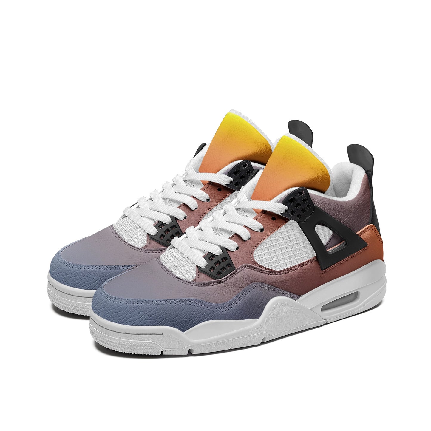 Starting the day with joy. Unisex Non Slip Lace Up Breathable Fashion Sneakers
