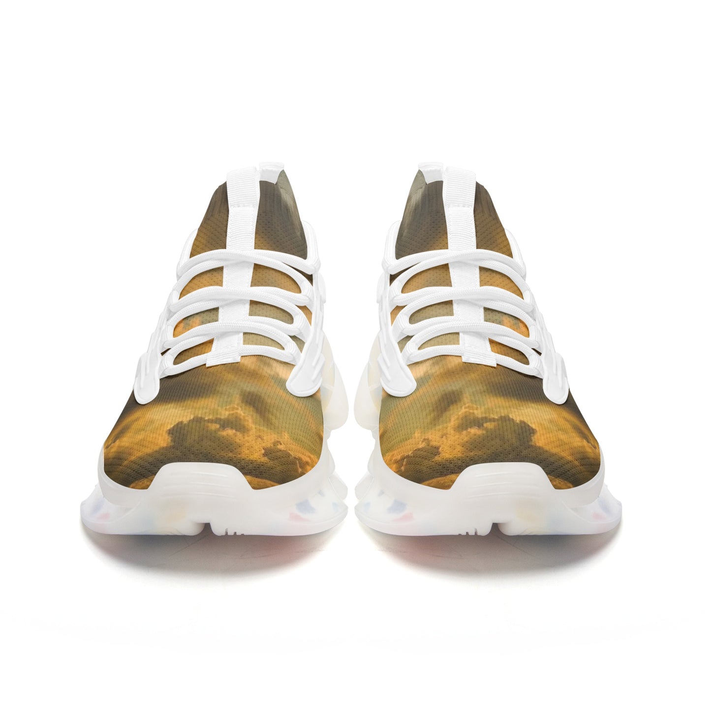 Waking up to pure tranquility. SunWhys Unisex Low Top Mesh Sneakers