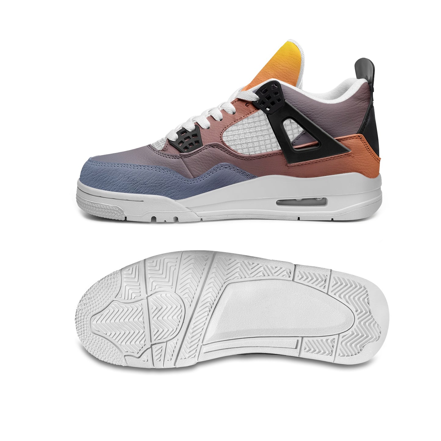 Starting the day with joy. Unisex Non Slip Lace Up Breathable Fashion Sneakers