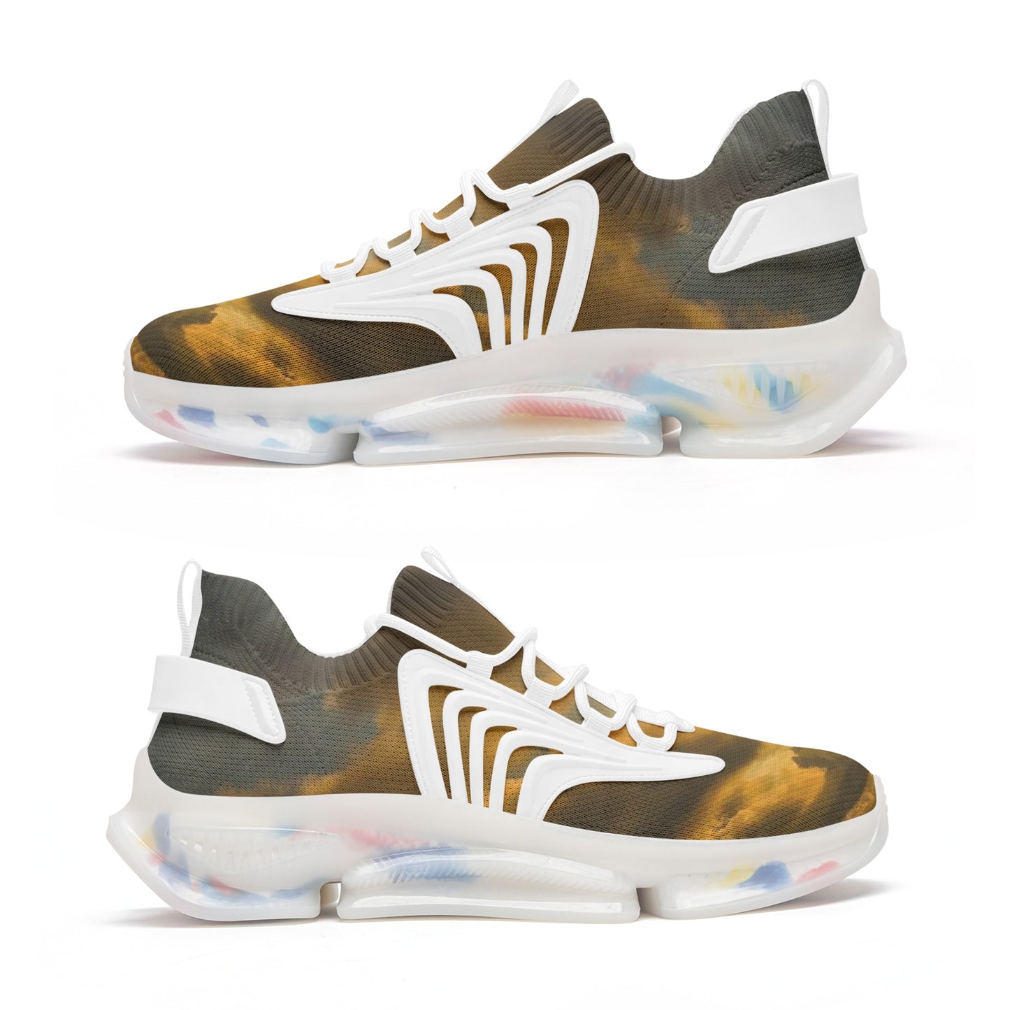 Waking up to pure tranquility. SunWhys Unisex Low Top Mesh Sneakers