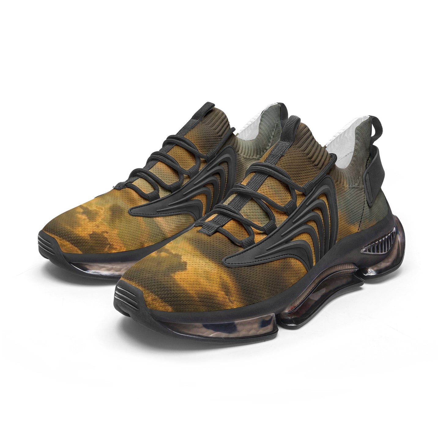 Waking up to pure tranquility. SunWhys Unisex Low Top Mesh Sneakers