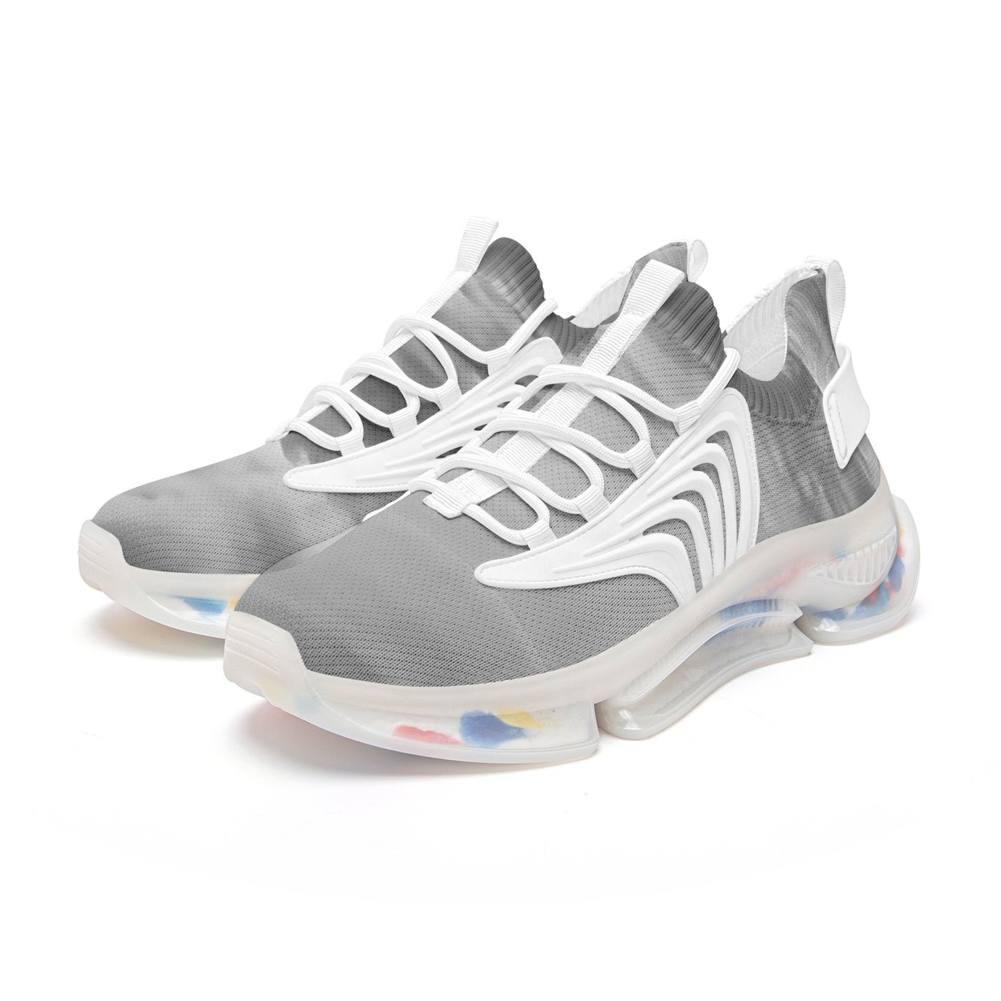 Nature pauses in reverence for the sunrise. SunWhys Unisex Low Top Mesh Sneakers