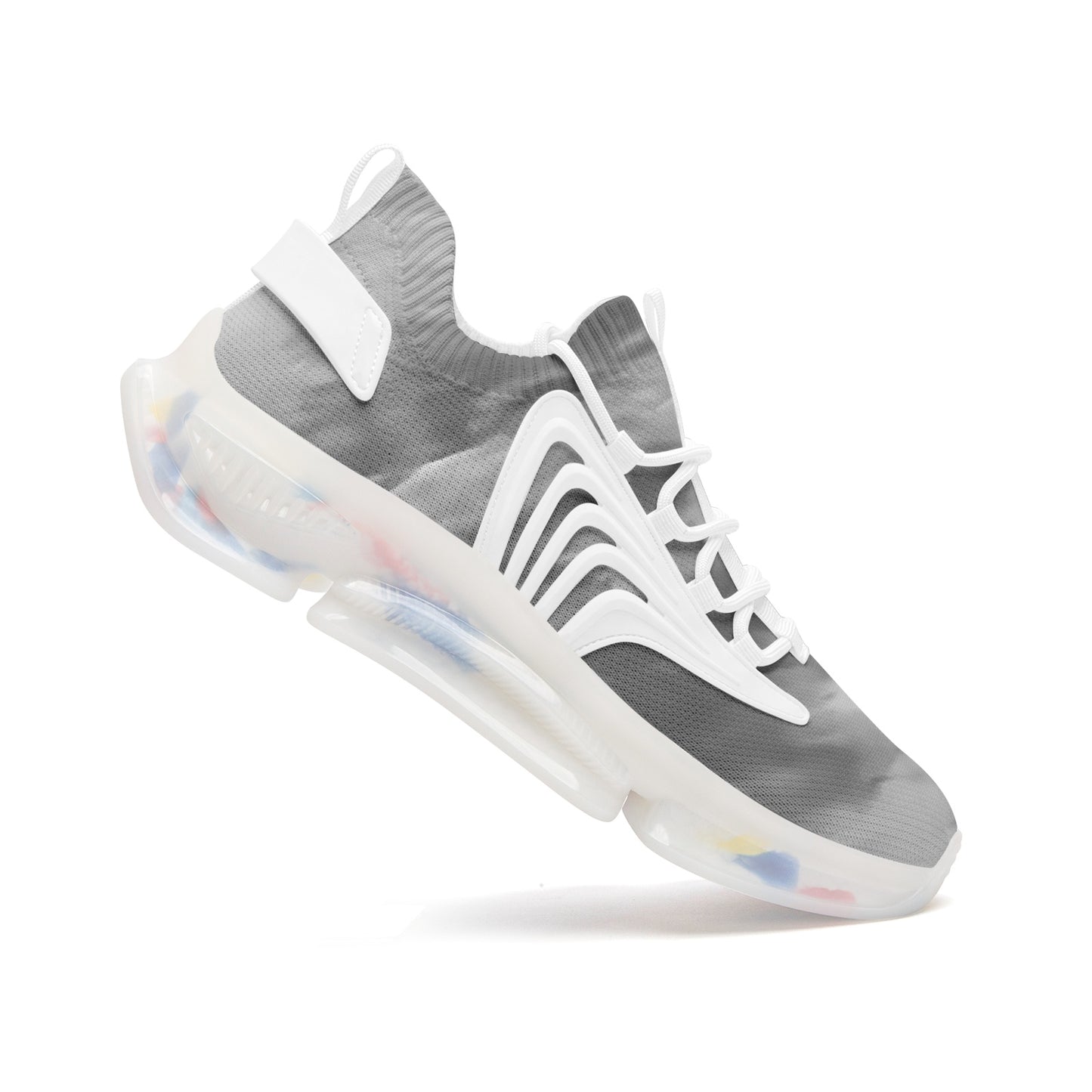 Nature pauses in reverence for the sunrise. SunWhys Unisex Low Top Mesh Sneakers