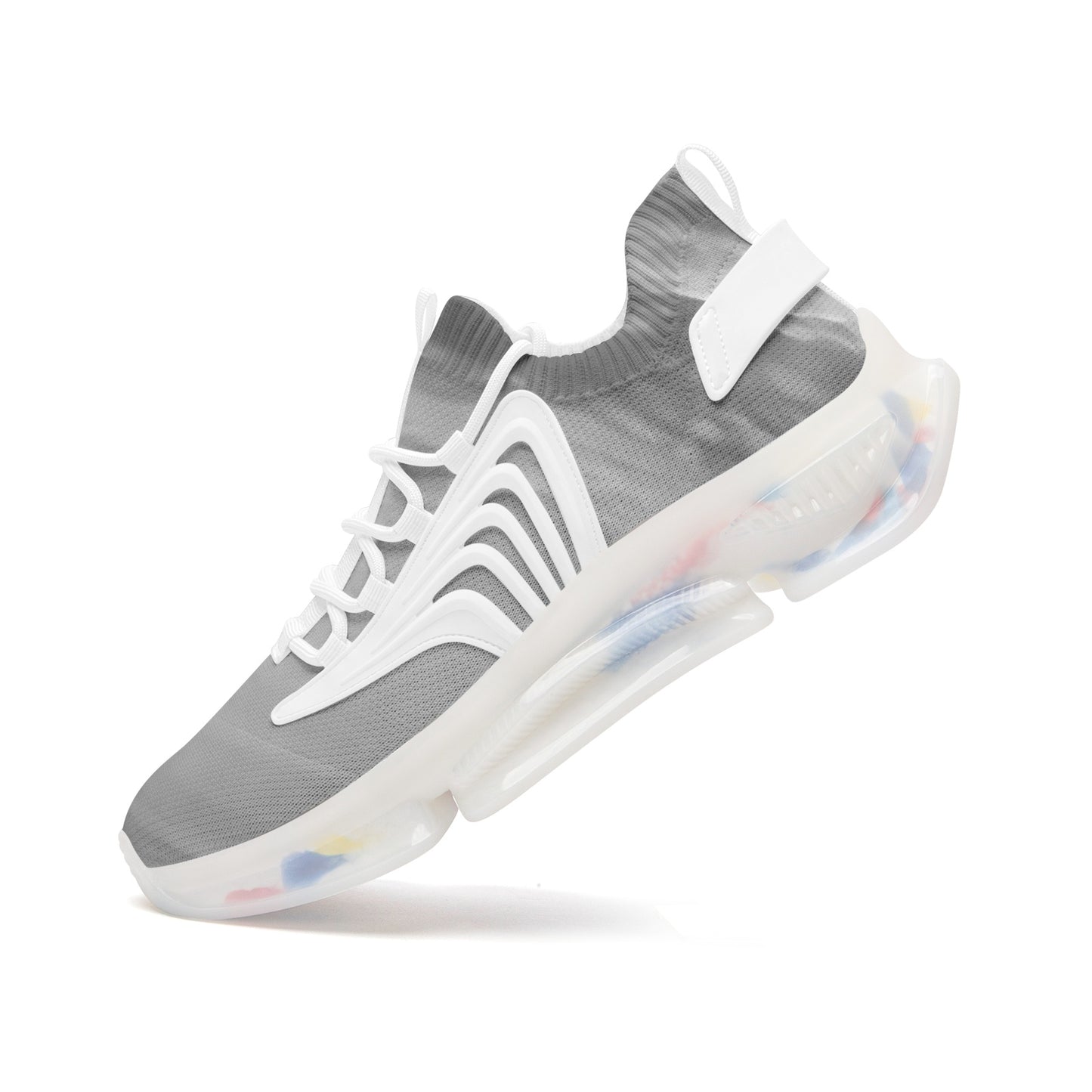 Nature pauses in reverence for the sunrise. SunWhys Unisex Low Top Mesh Sneakers