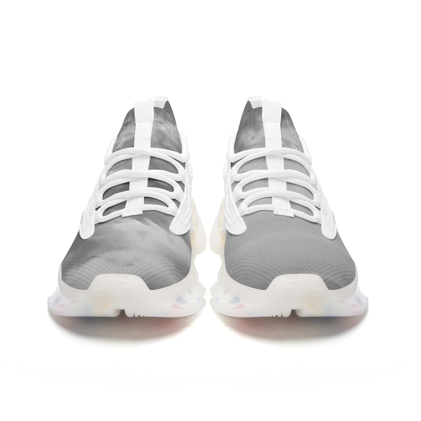 Nature pauses in reverence for the sunrise. SunWhys Unisex Low Top Mesh Sneakers