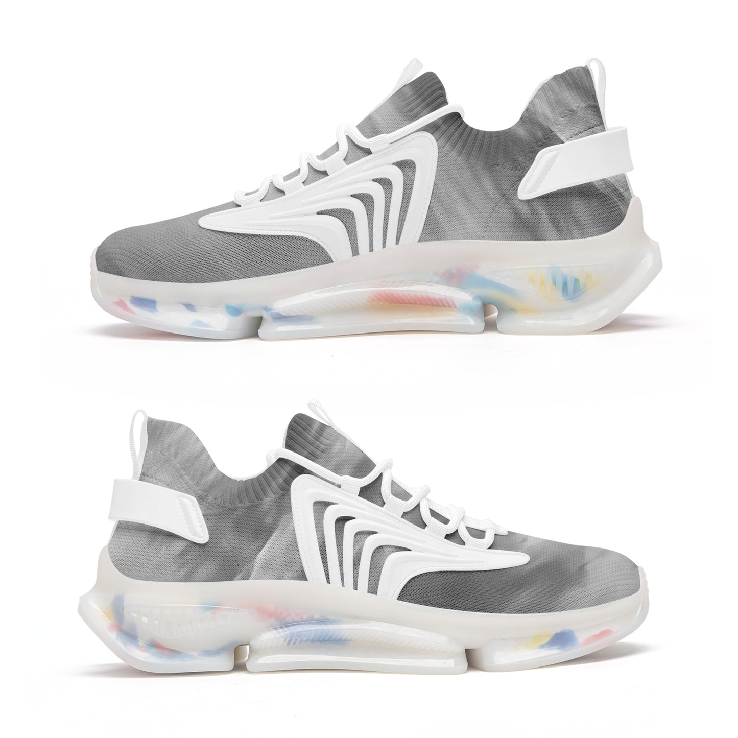Nature pauses in reverence for the sunrise. SunWhys Unisex Low Top Mesh Sneakers