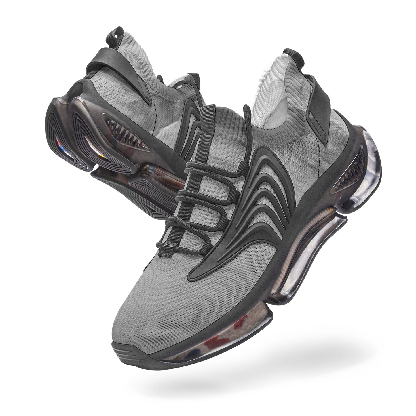 Nature pauses in reverence for the sunrise. SunWhys Unisex Low Top Mesh Sneakers