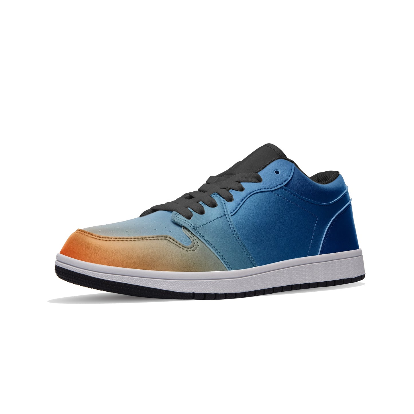 Morning stillness brings inner peace. SunWhys Unisex Low Top Leather Sneakers