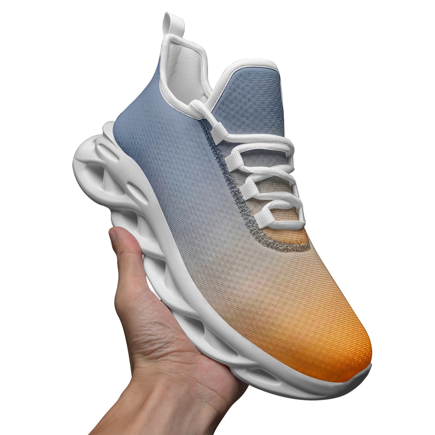 Morning peace envelops my spirit. SunWhys Unisex Bounce Mesh Knit Sneakers