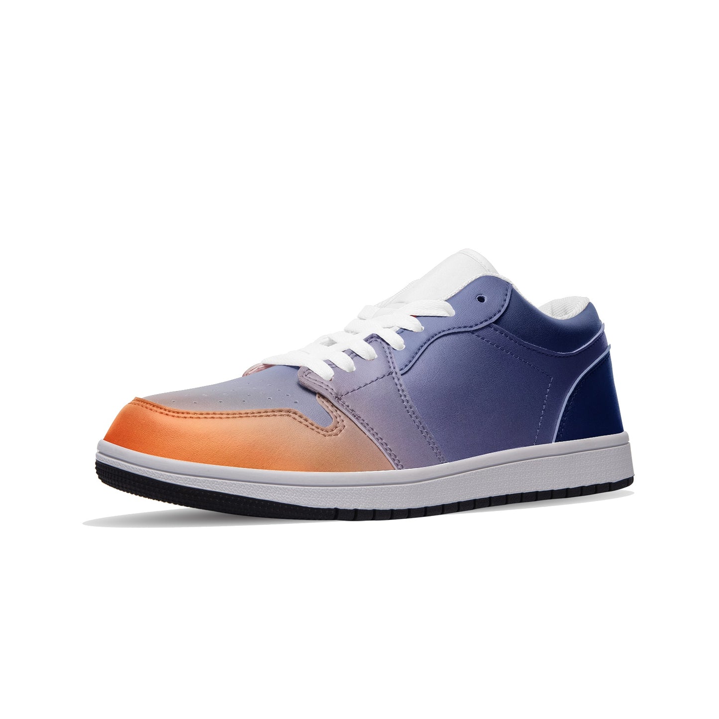 Morning peace envelops my being. SunWhys Unisex Low Top Leather Sneakers