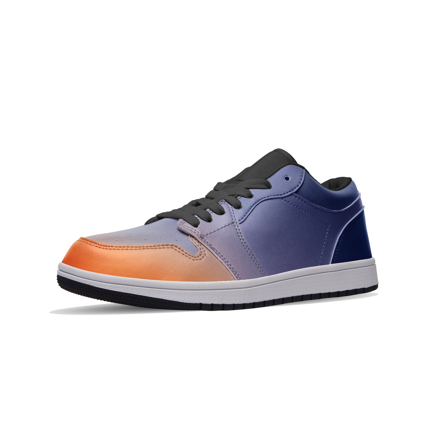 Morning peace envelops my being. SunWhys Unisex Low Top Leather Sneakers