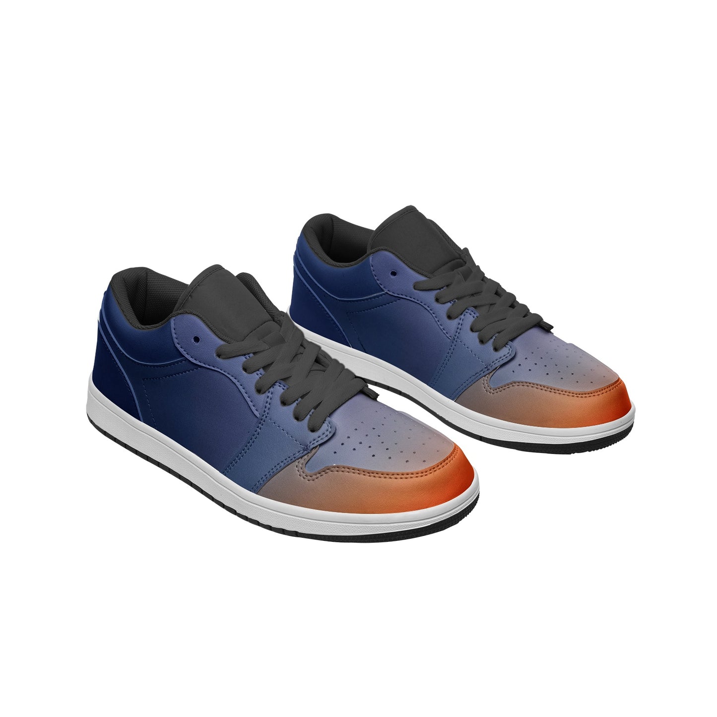 Morning peace envelops my being. SunWhys Unisex Low Top Leather Sneakers