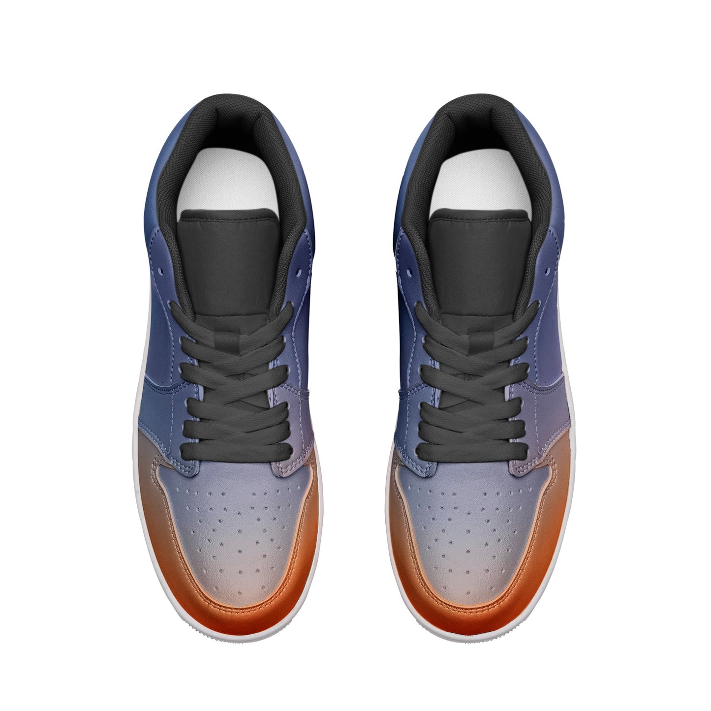 Morning peace envelops my being. SunWhys Unisex Low Top Leather Sneakers