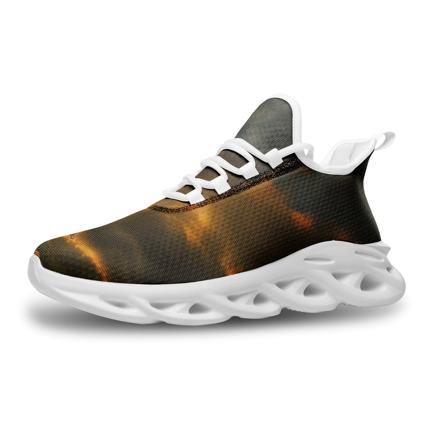 Waking up to pure tranquility. SunWhys Unisex Bounce Mesh Knit Sneakers