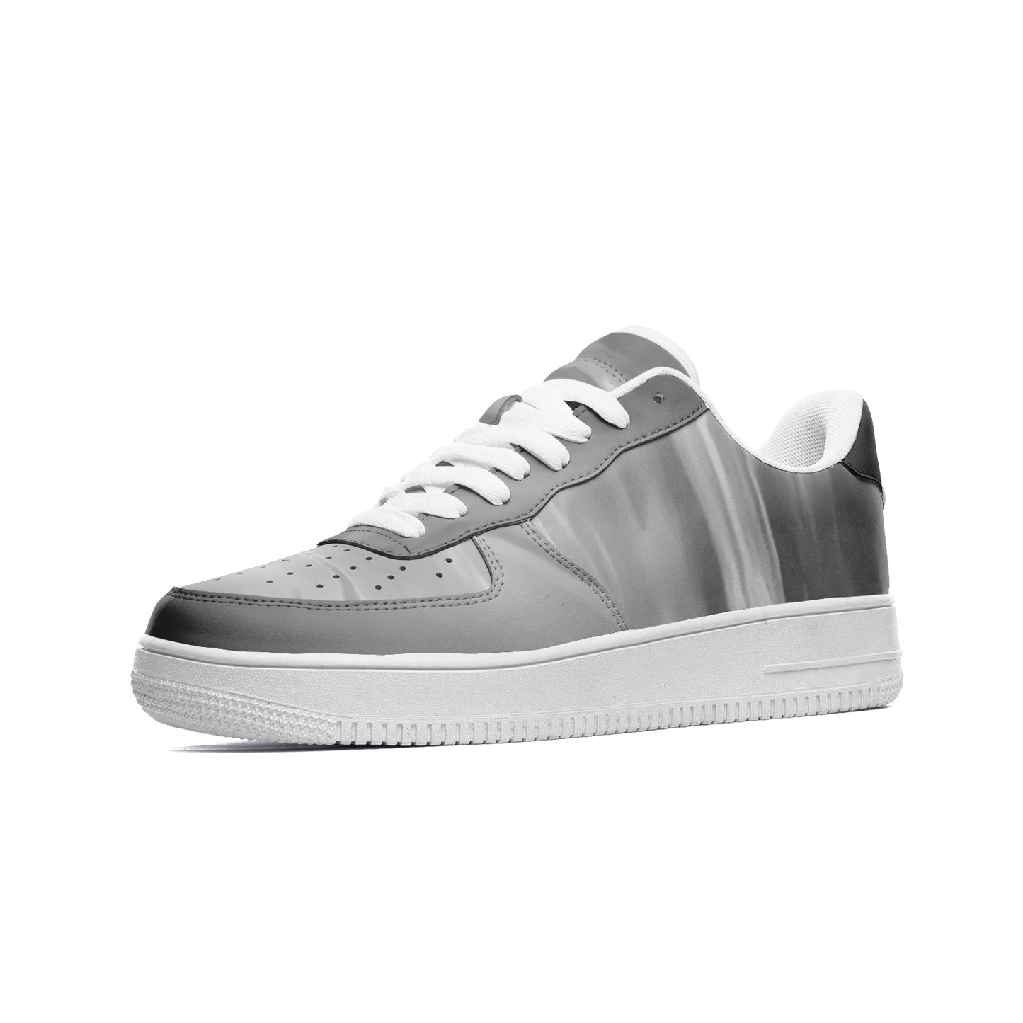 Rising with the sun brings pure joy. SunWhys Unisex Low Top Leather Sneakers