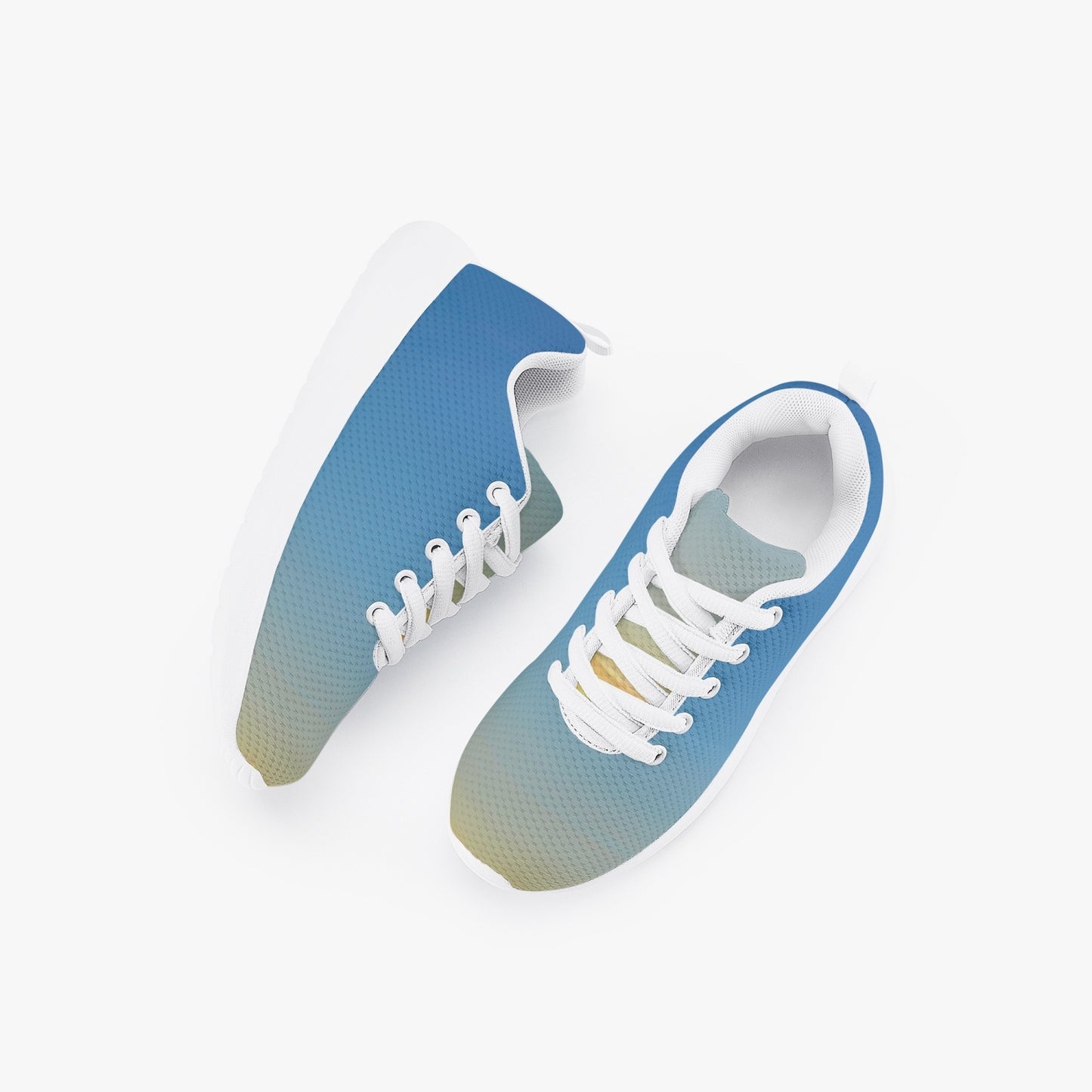 Embracing the morning's tranquility. SunWhys Lifestyle Mesh Kid’s Running Shoes