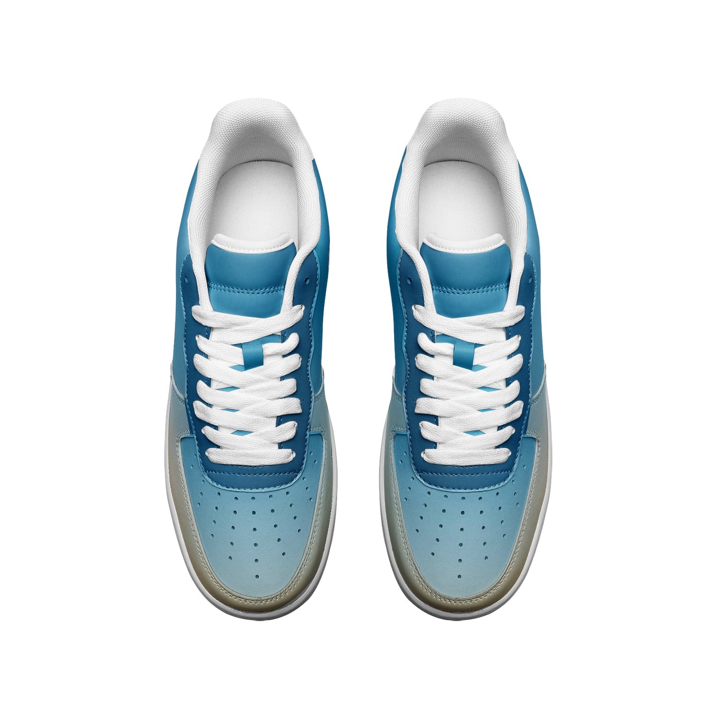 The sun's warmth energizes me. SunWhys Unisex Low Top Leather Sneakers
