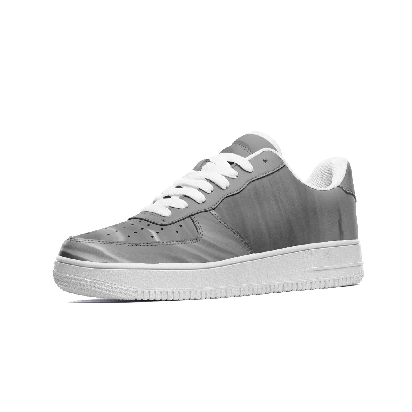 Optimism thrives in the light of morning. SunWhys Unisex Low Top Leather Sneakers