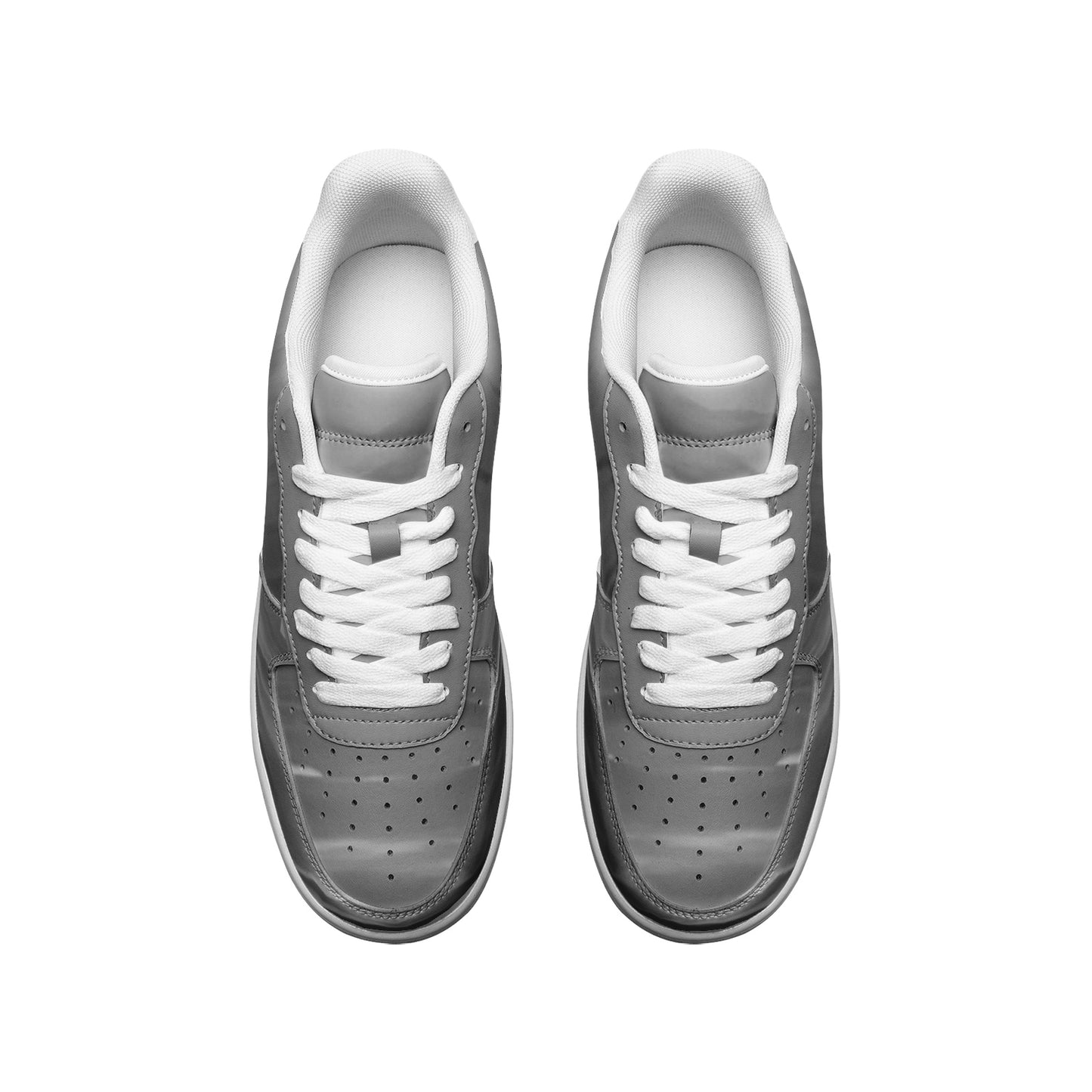 Optimism thrives in the light of morning. SunWhys Unisex Low Top Leather Sneakers
