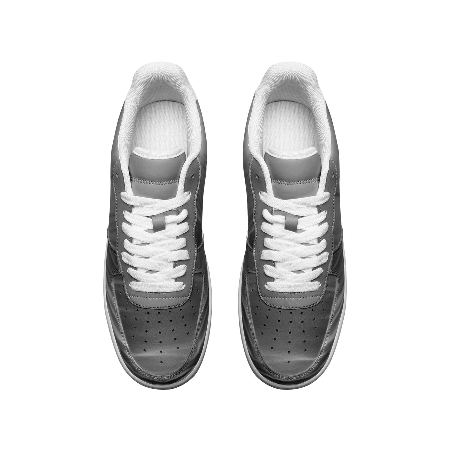Illuminate your spirit with the morning sunrise. SunWhys Unisex Low Top Leather Sneakers