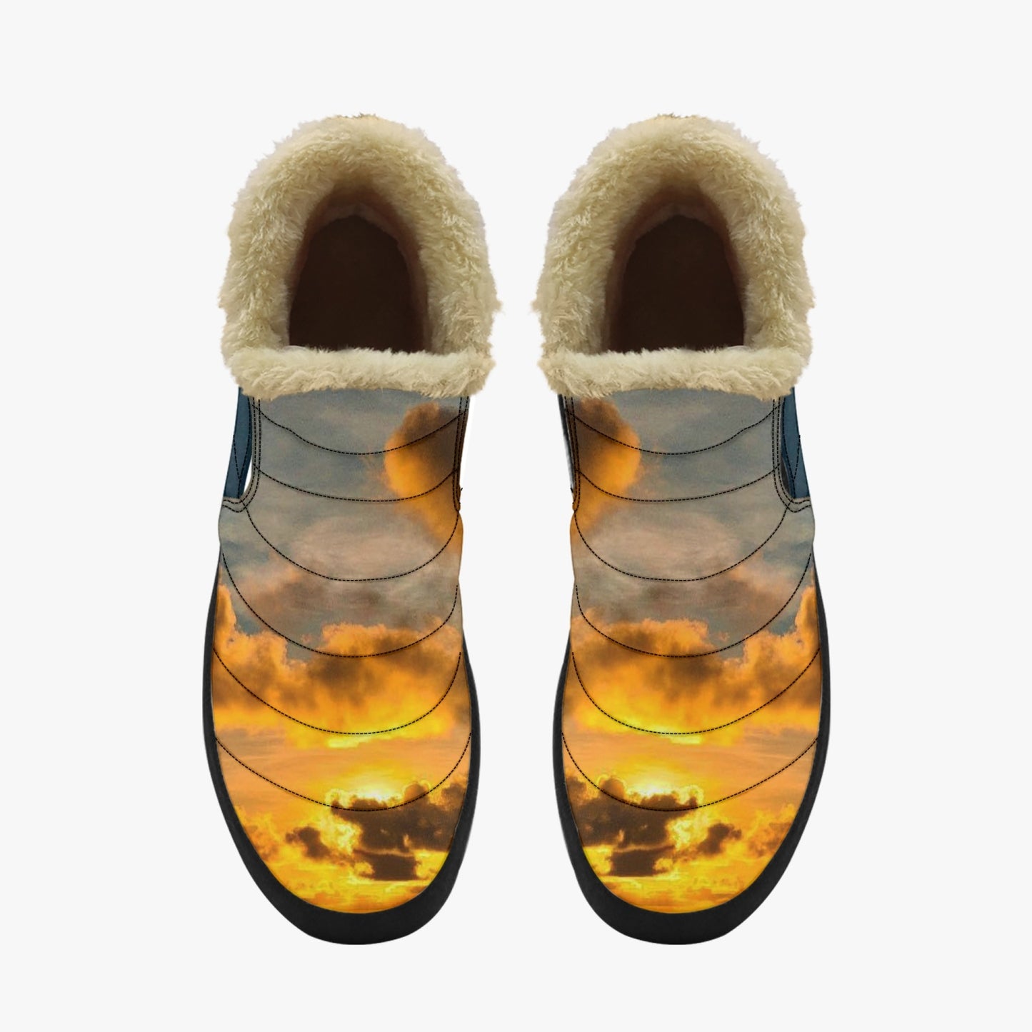 Serenity greets me at sunrise. SunWhys Casual Cotton-pad Fur Shoes