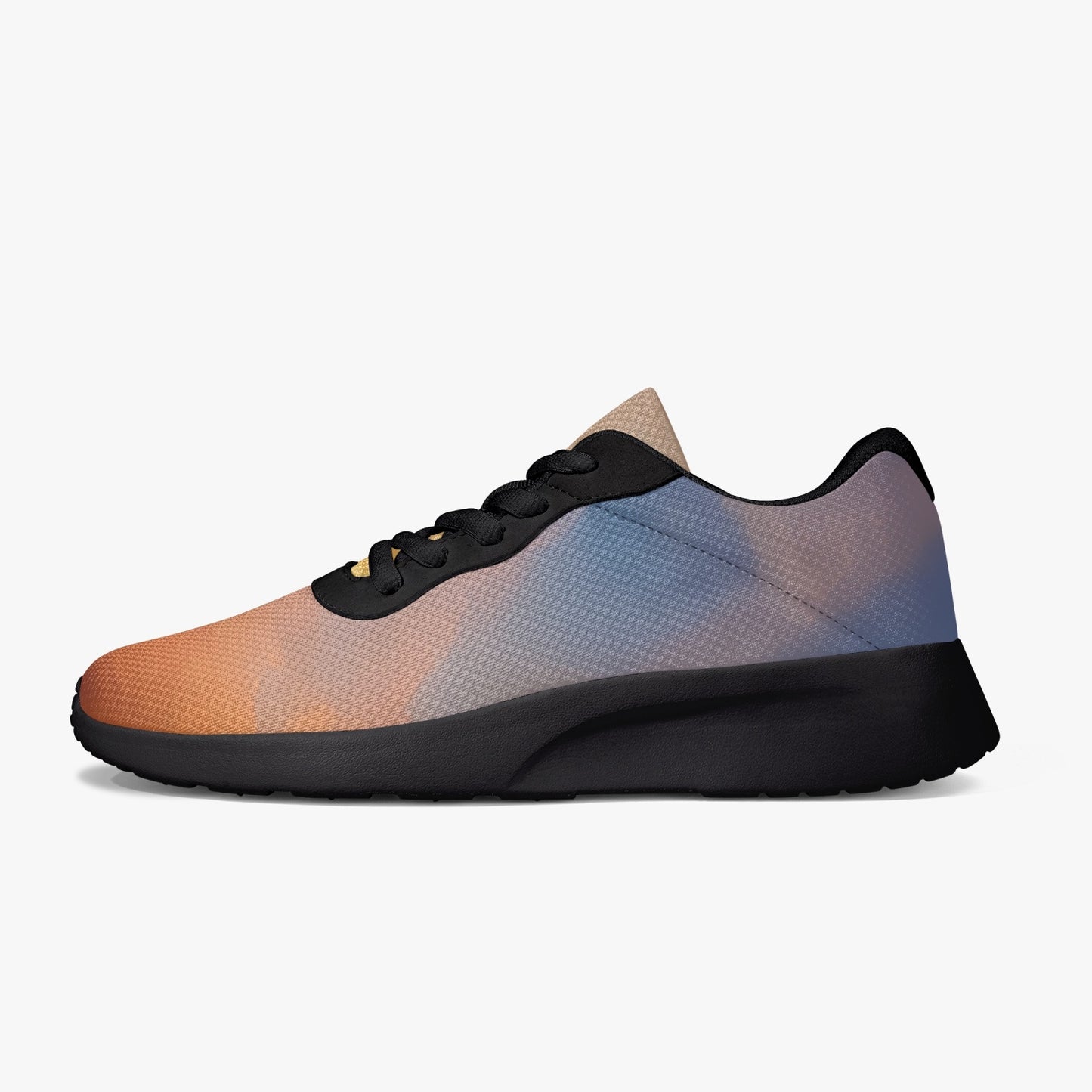 Heart filled with morning tranquility. SunWhys Lifestyle Mesh Running Shoes - Black