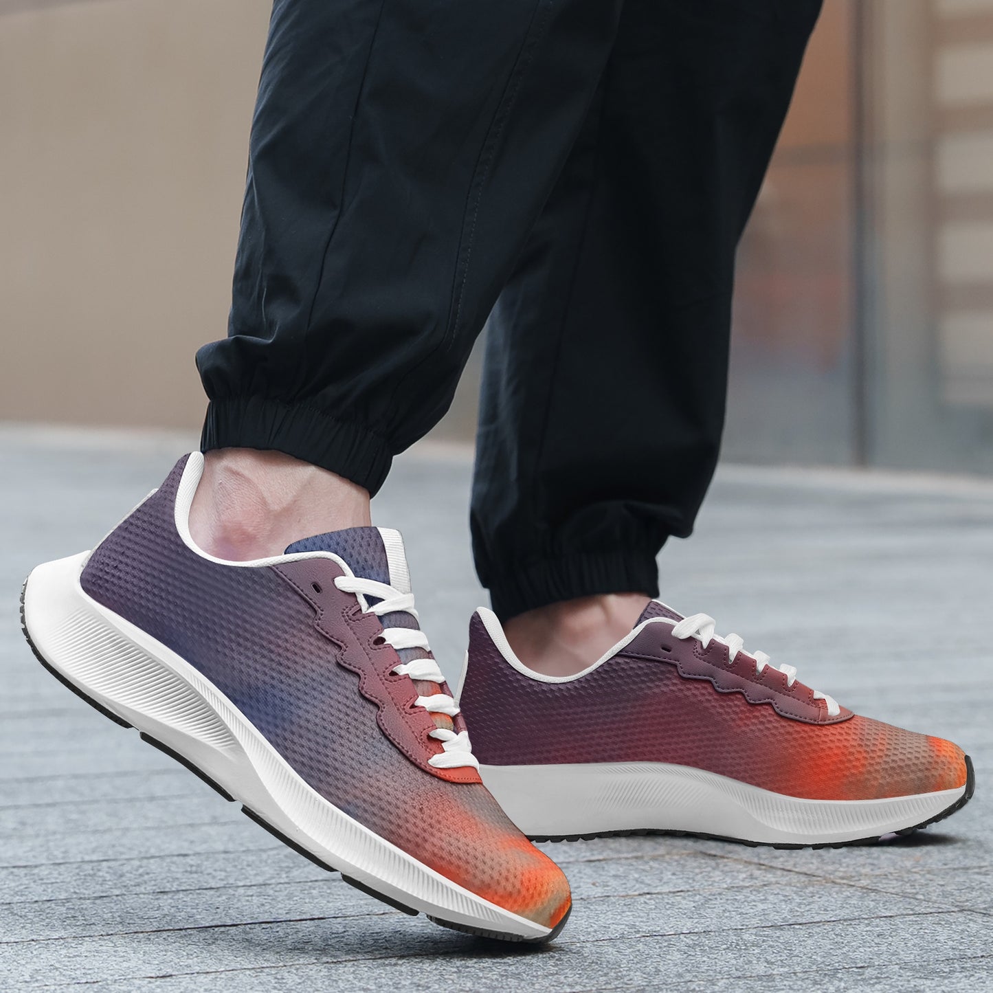 Welcoming the day with tranquility. SunWhys Unisex Mesh Tech Performance Running Shoes