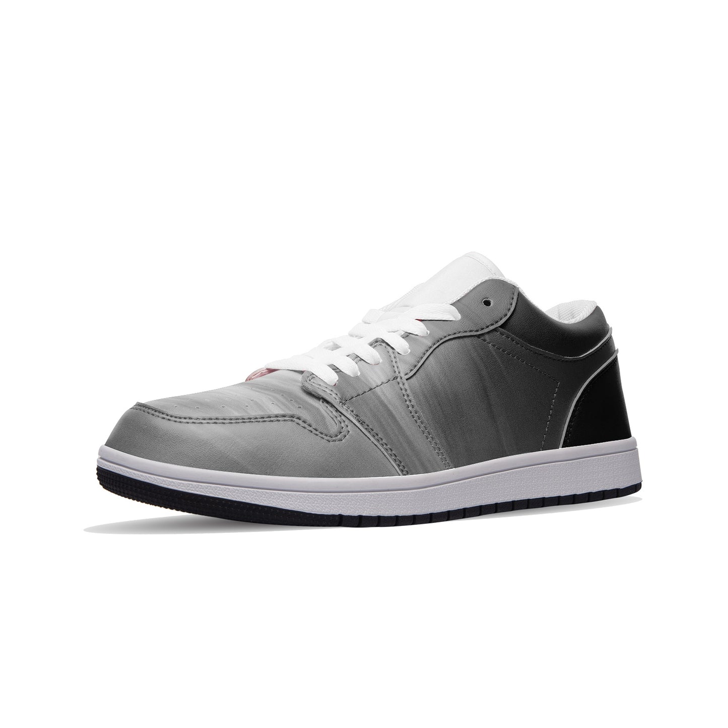 Venture into the day with sunrise energy. SunWhys Unisex Low Top Leather Sneakers