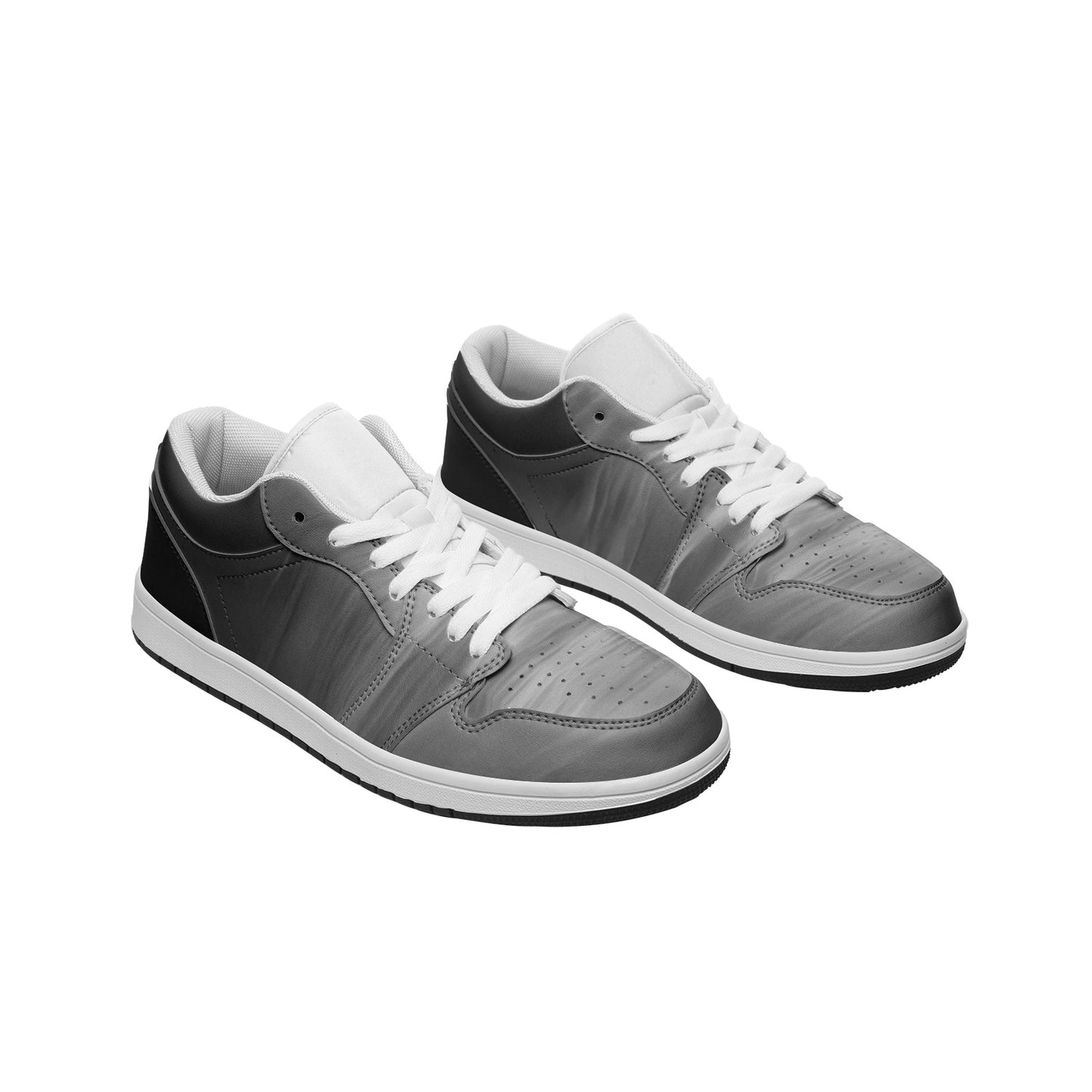 Venture into the day with sunrise energy. SunWhys Unisex Low Top Leather Sneakers
