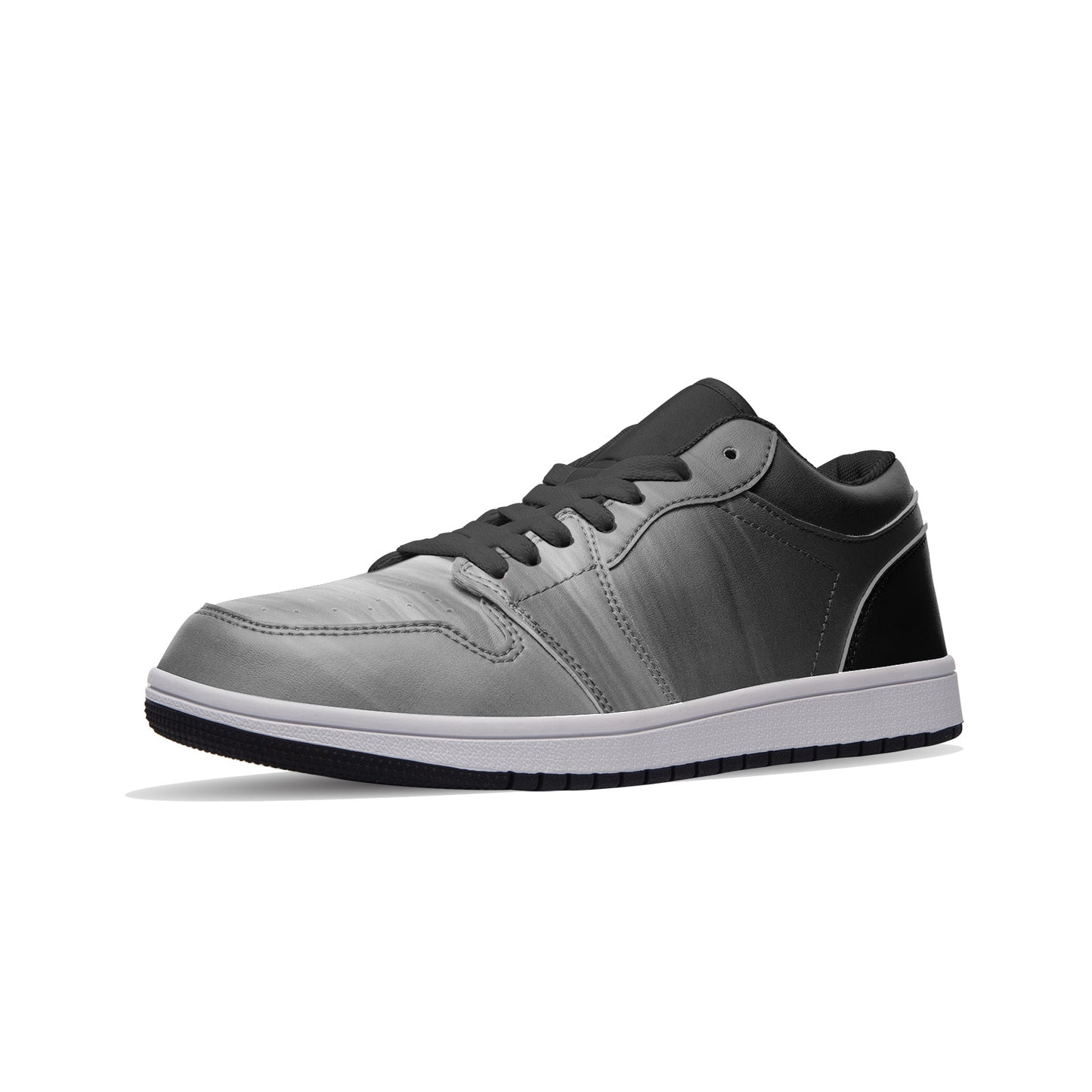 Venture into the day with sunrise energy. SunWhys Unisex Low Top Leather Sneakers