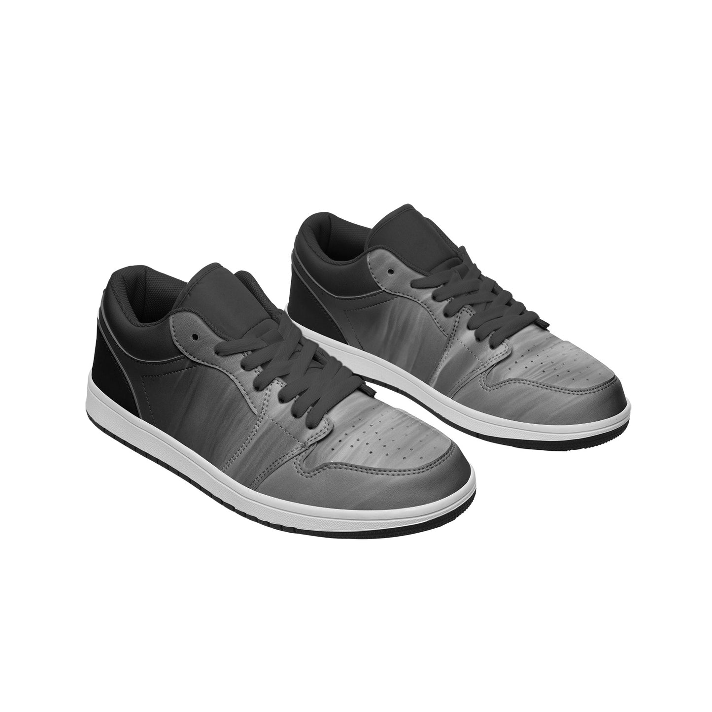 Venture into the day with sunrise energy. SunWhys Unisex Low Top Leather Sneakers