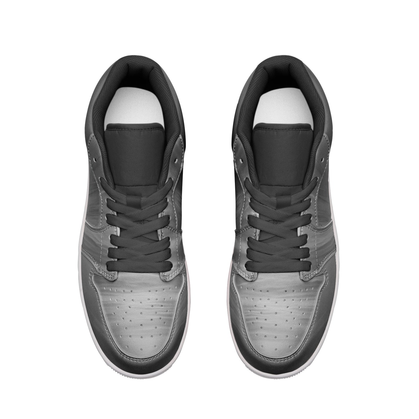 Venture into the day with sunrise energy. SunWhys Unisex Low Top Leather Sneakers