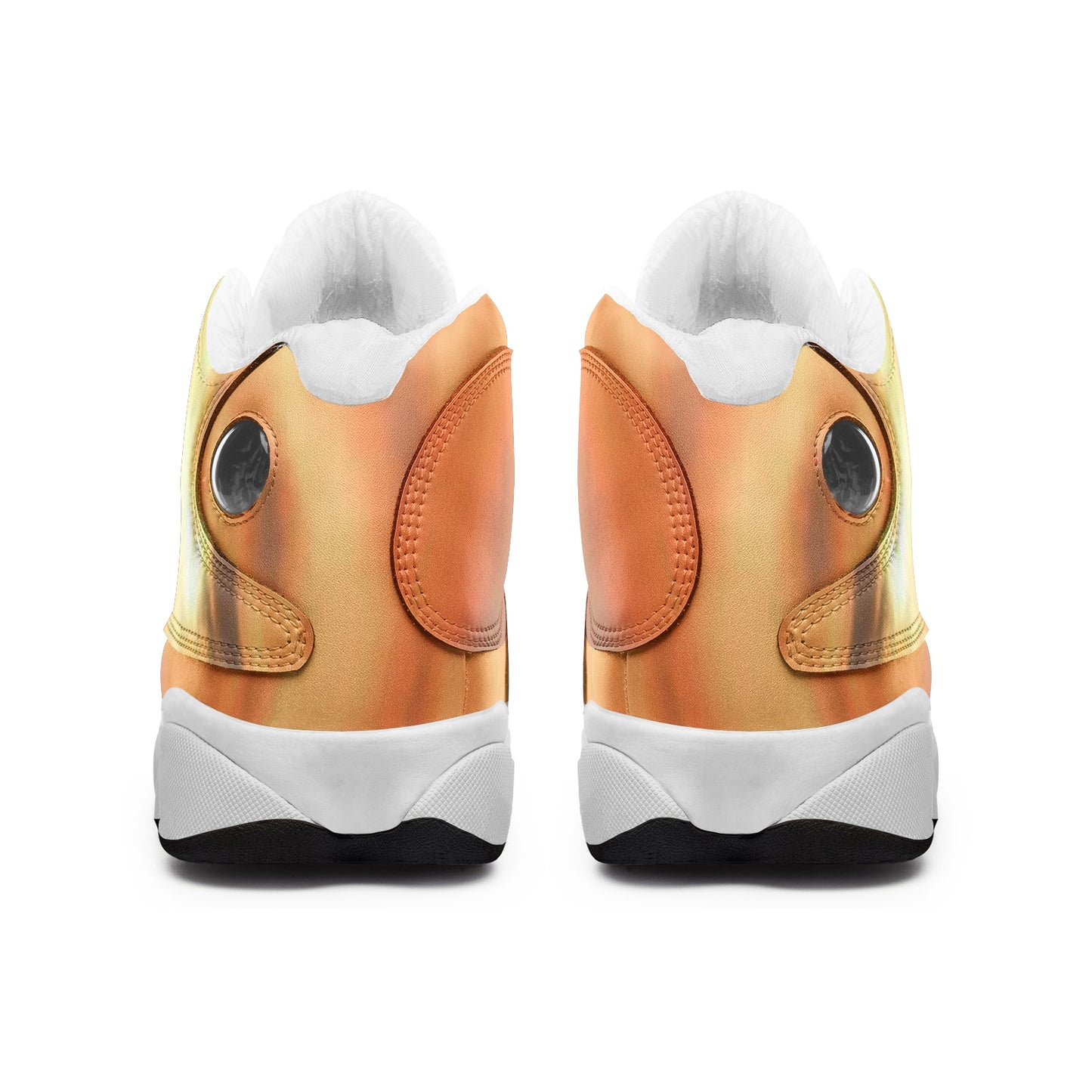 Tranquility embraces me at dawn. SunWhys Unisex High Top Leather Sneakers