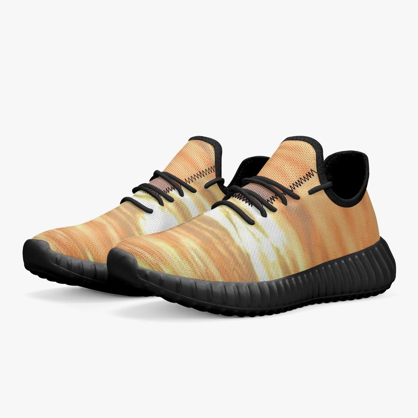 Finding joy in the sunlight. SunWhys Mesh Knit Sneakers - White/Black