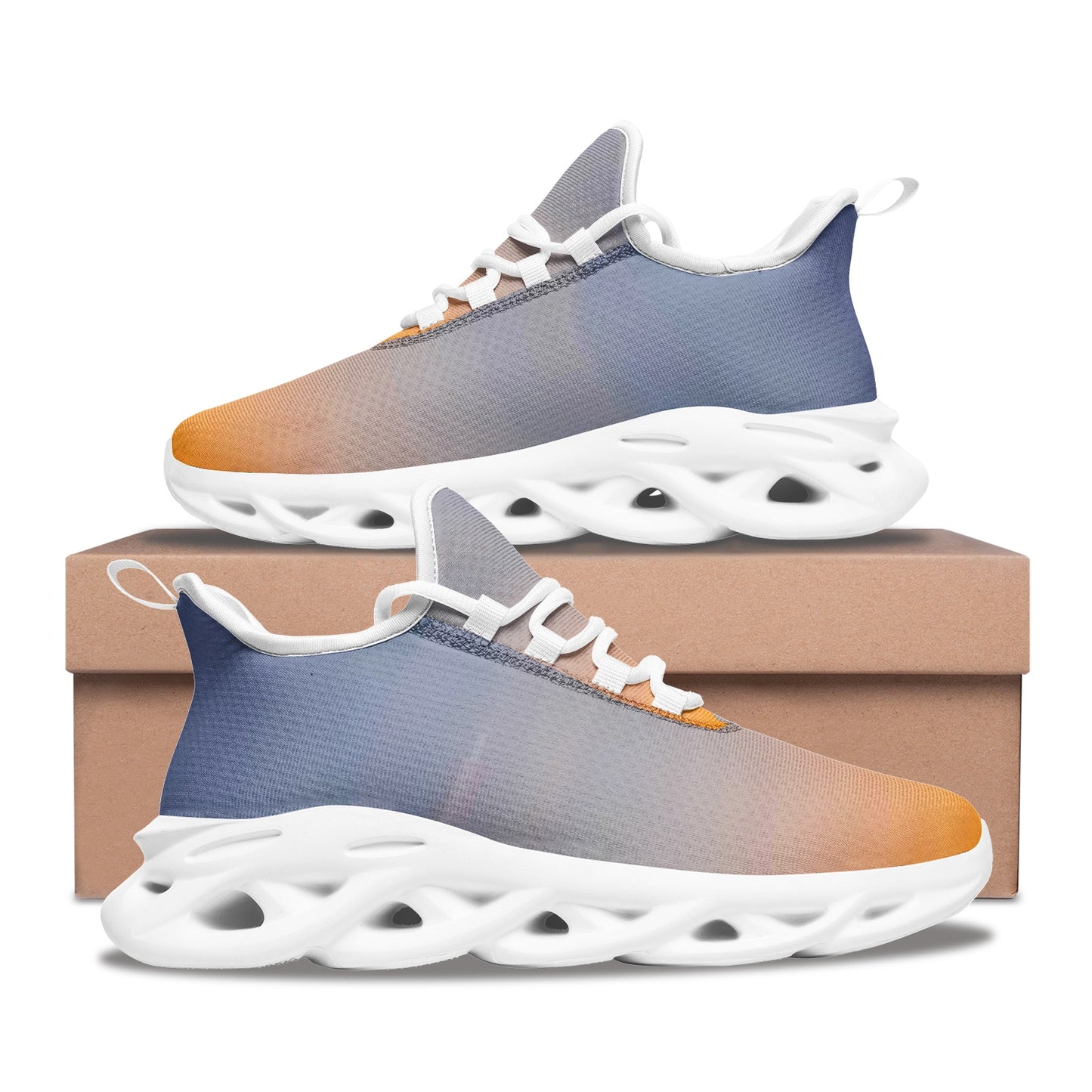Peaceful vibes fill the morning. SunWhys Unisex Bounce Mesh Knit Sneakers