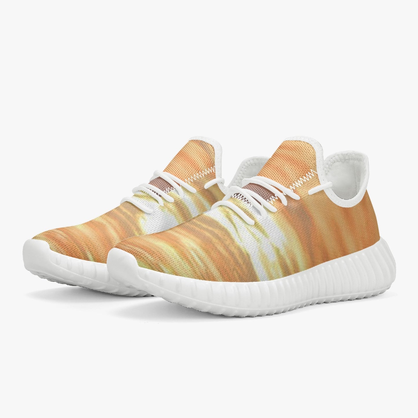 Finding joy in the sunlight. SunWhys Mesh Knit Sneakers - White/Black