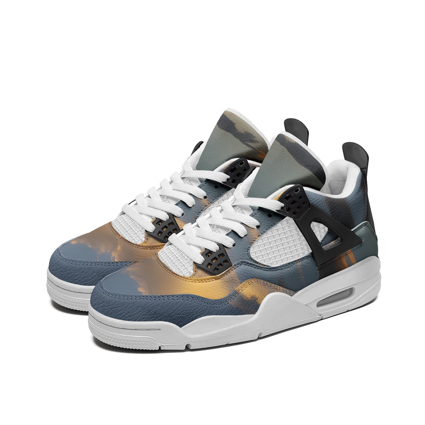 Waking up to peaceful tranquility. SunWhys Unisex Non Slip Lace Up Breathable Fashion Sneakers
