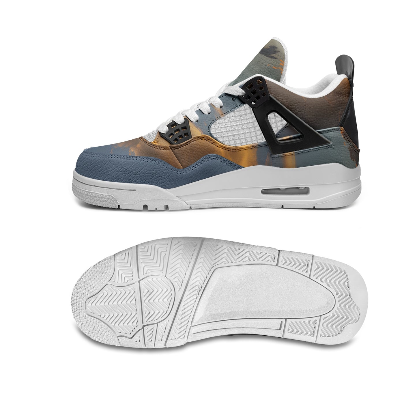 Waking up to peaceful tranquility. SunWhys Unisex Non Slip Lace Up Breathable Fashion Sneakers
