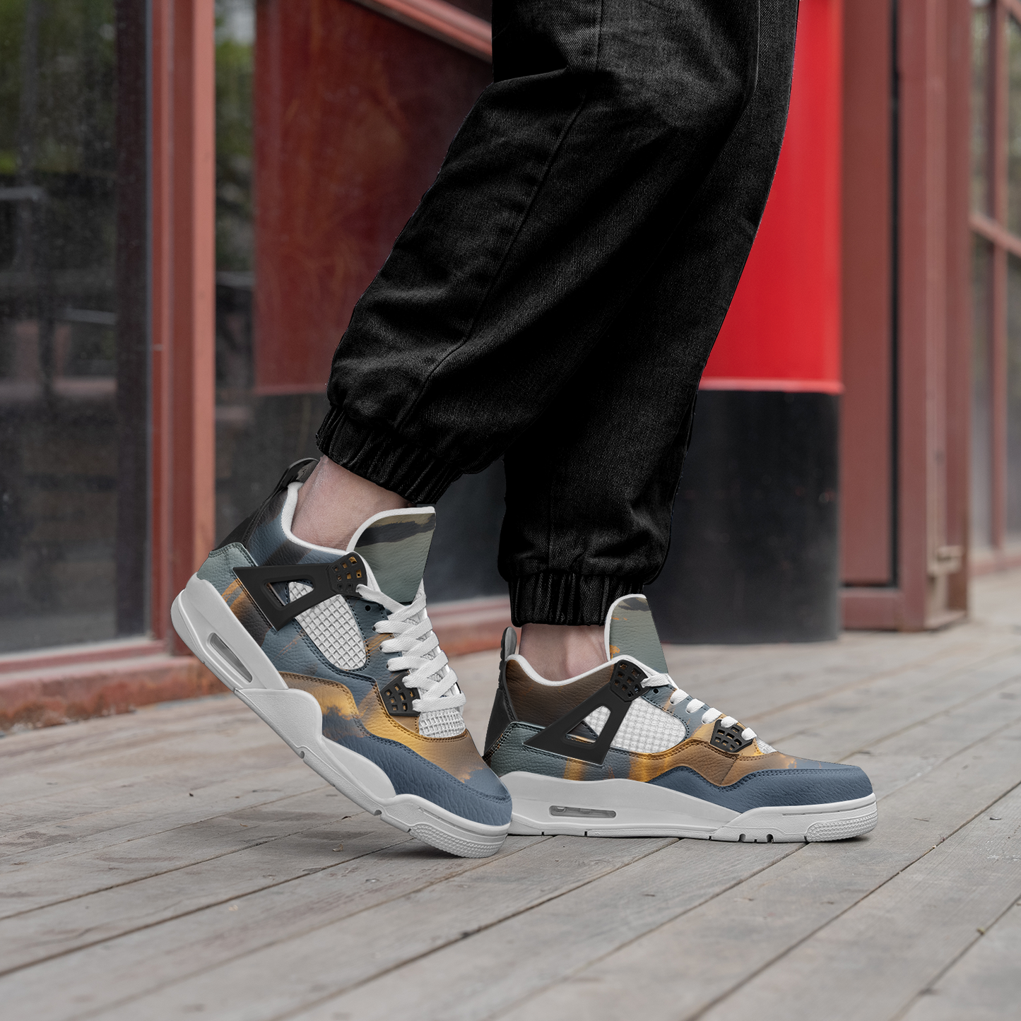Waking up to peaceful tranquility. SunWhys Unisex Non Slip Lace Up Breathable Fashion Sneakers