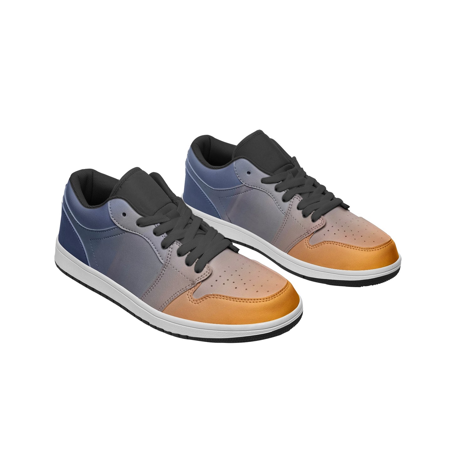 Peaceful vibes fill the morning. SunWhys Unisex Low Top Leather Sneakers