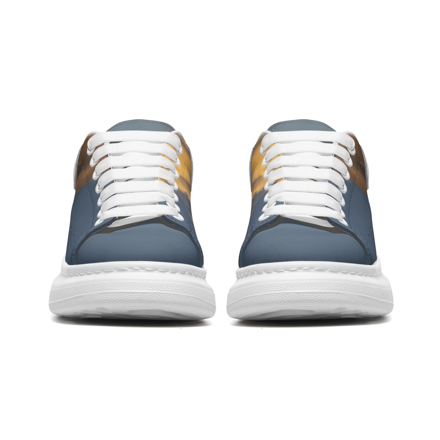 Waking up to peaceful tranquility. SunWhys Unisex Non Slip Lace Up Faux Leather Sneakers