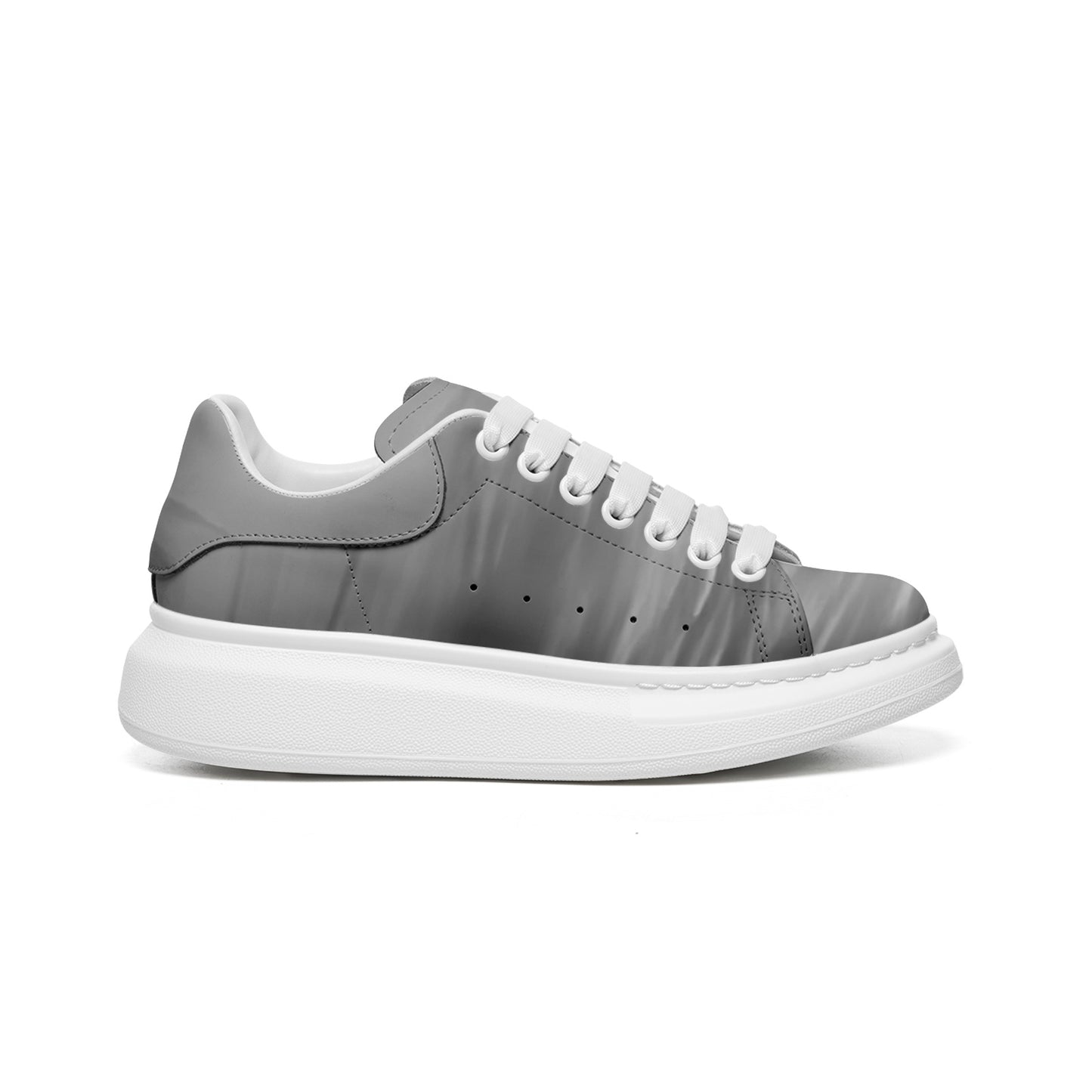 Optimism thrives in the light of morning. SunWhys Unisex Non Slip Lace Up Faux Leather Sneakers