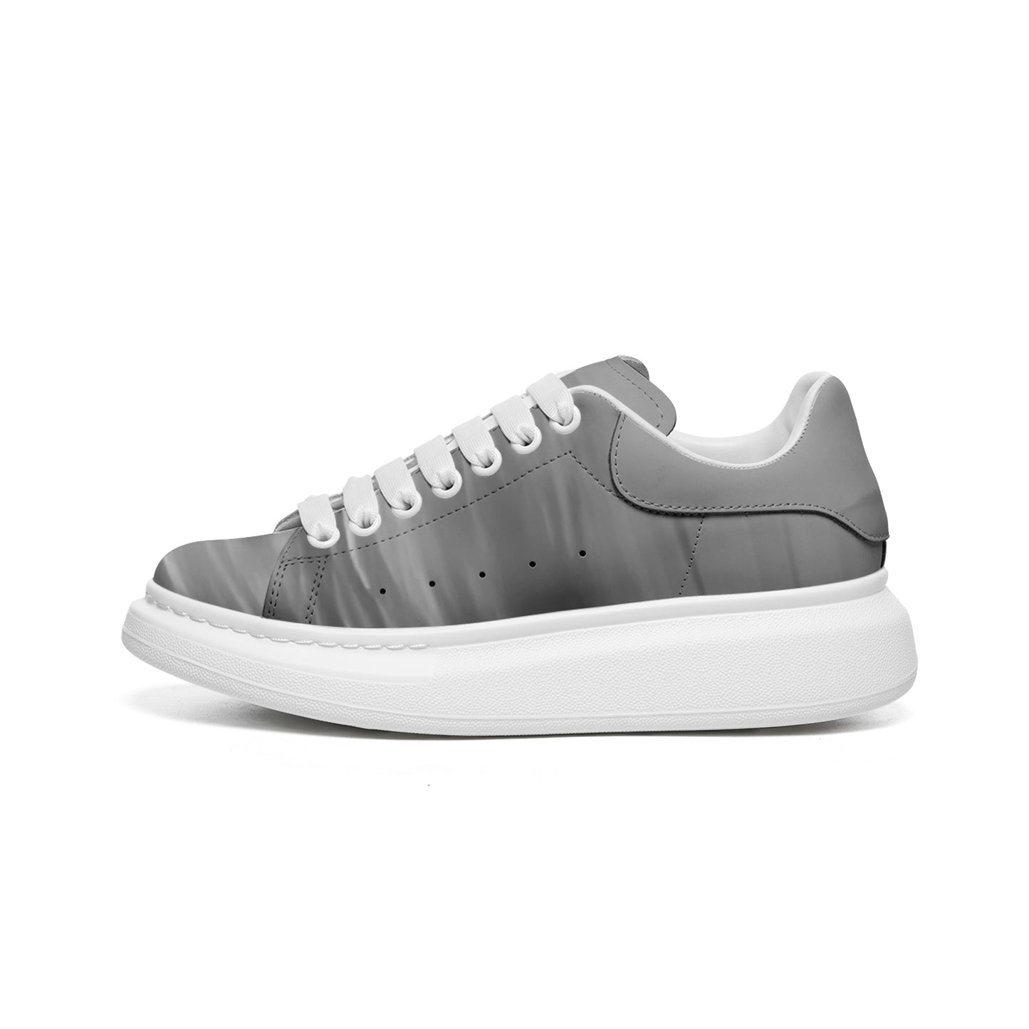 Optimism thrives in the light of morning. SunWhys Unisex Non Slip Lace Up Faux Leather Sneakers