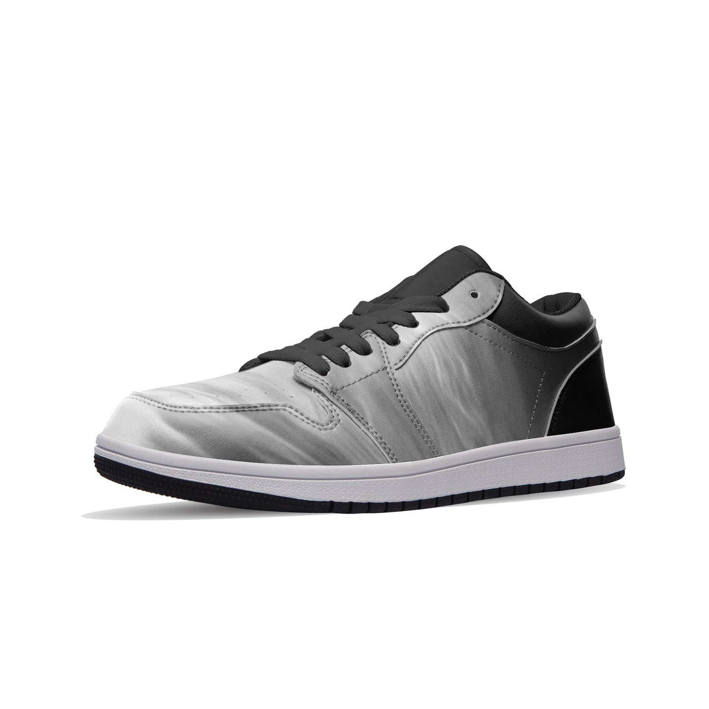 The world awakens with the rising sun. SunWhys Unisex Low Top Leather Sneakers