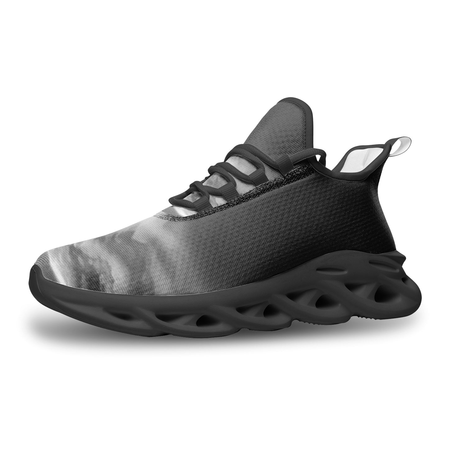 Xanadu's gates open at the break of dawn. SunWhys Unisex Bounce Mesh Knit Sneakers
