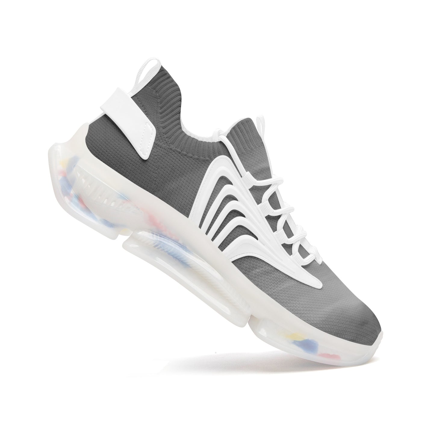 Vibrant skies welcome the arrival of morning. SunWhys Unisex Low Top Mesh Sneakers