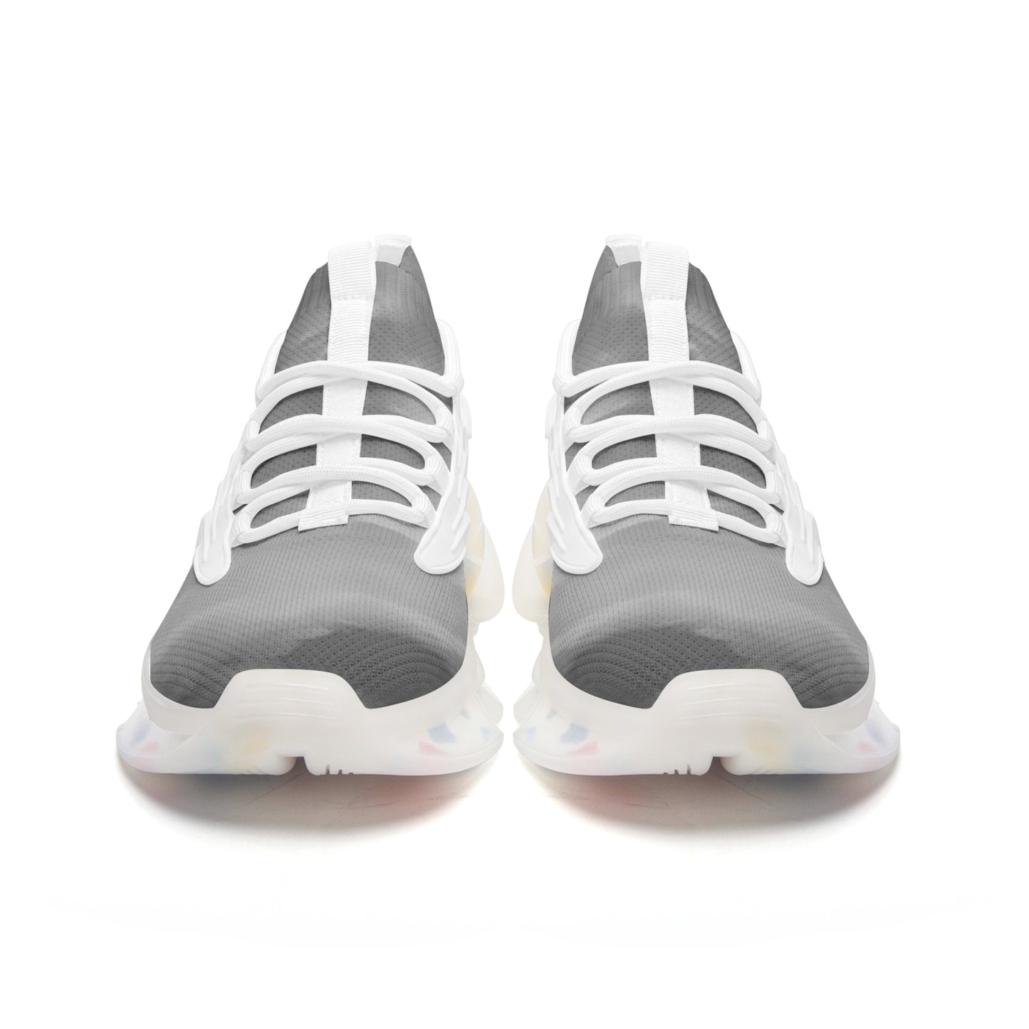 Vibrant skies welcome the arrival of morning. SunWhys Unisex Low Top Mesh Sneakers