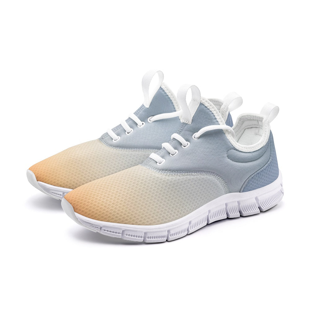 Dawn's arrival brings gentle peace. SunWhys Unisex Lightweight Sneaker City Runner